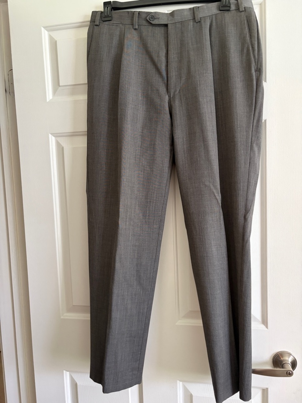 Marks & Spencer Luxury Wool & Cashmere Dress Pants - 36 x 31 - Dark Gray